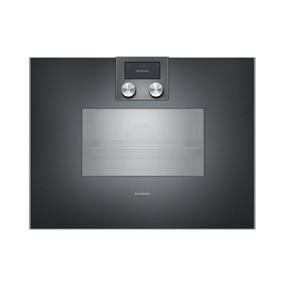 Gaggenau bs470102 four à vapeur combiné encastrable h 45 cm anthracite