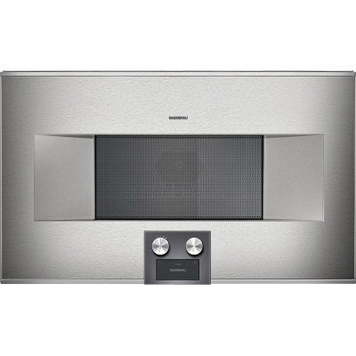 Gaggenau bm484110 four à micro-ondes encastrable 75 cm inox