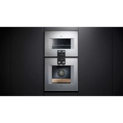 Gaggenau bm450110 horno microondas combinado empotrable h 45 cm acero inoxidable