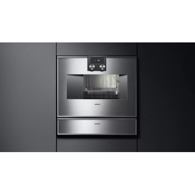 Gaggenau dv461110 integrierte vakuumschublade aus edelstahl und glas