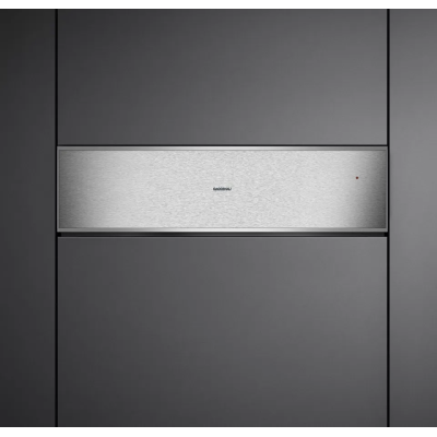 Gaggenau ws482110 cajón calentador incorporado 76 cm acero inoxidable - vidrio