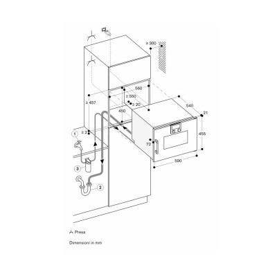 Gaggenau bsp270101 Einbau-Kombi-Dampfbackofen H 45 cm Anthrazit