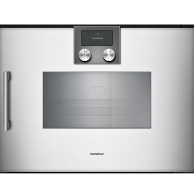 Gaggenau bsp270131 horno de vapor combinado empotrado h 45 cm plateado