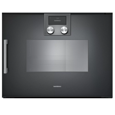 Gaggenau bsp220101 four à vapeur encastrable h 45 cm anthracite