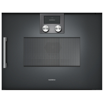 Gaggenau bmp250100 built-in microwave oven h 45 cm anthracite