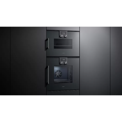 Gaggenau bmp250100 four à micro-ondes combiné encastrable h 45 cm anthracite