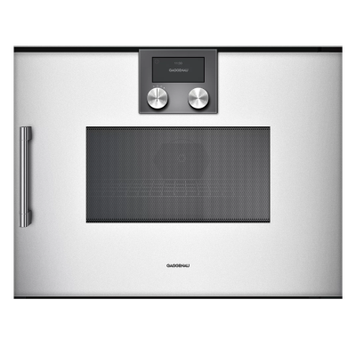 Gaggenau bmp250130 eingebauter kombinierter Mikrowellenherd H 45 cm Silber