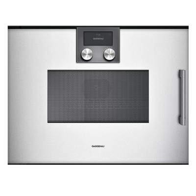 Gaggenau bmp251130 eingebauter kombinierter Mikrowellenherd H 45 cm Silber