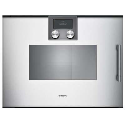 Gaggenau bsp221131 horno de vapor empotrado h 45 cm plateado