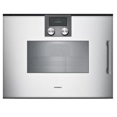 Gaggenau bsp261131 horno de vapor combinado empotrado h 45 cm plateado