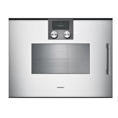 Gaggenau bsp271131 horno de vapor combinado empotrado h 45 cm plateado