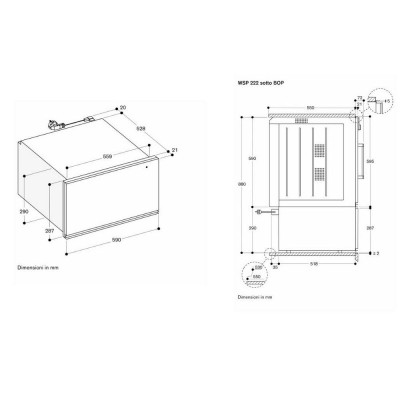 Gaggenau wsp222102 built-in warming drawer h 29 cm anthracite