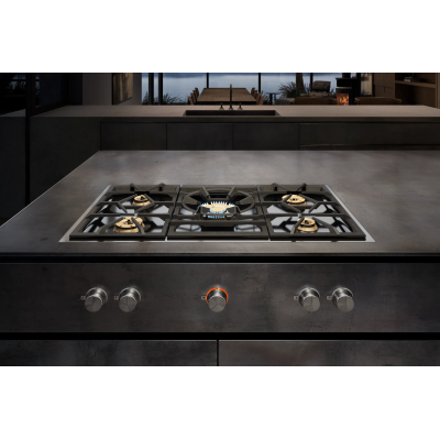 Gaggenau vg491215 płyta gazowa 90 cm ze stali nierdzewnej