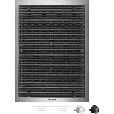 Grill elektryczny do zabudowy Gaggenau VR414115, 38 cm, stal nierdzewna