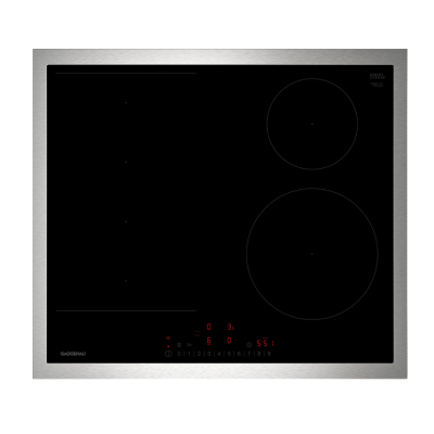 Placa de inducción Gaggenau ci261115 de 60 cm con estructura de acero inoxidable