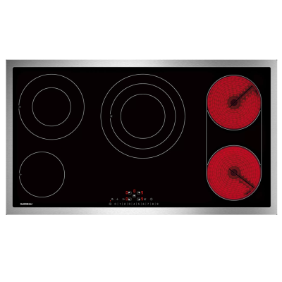 Gaggenau ce291111 90 cm Elektrokochfeld mit Edelstahlrahmen