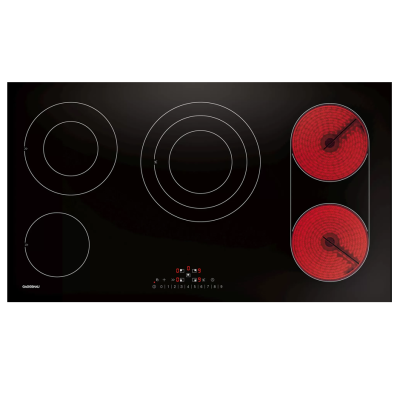 Gaggenau ce291101 table de cuisson électrique 90 cm vitrocéramique noire