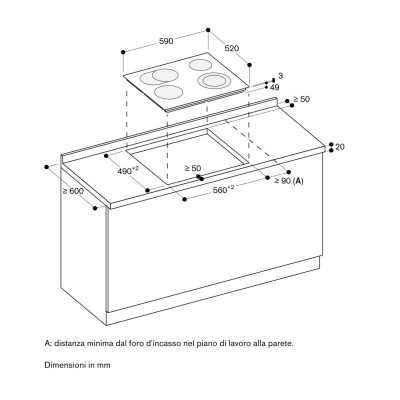 Gaggenau ce261114 table de cuisson électrique 60 cm vitrocéramique noire