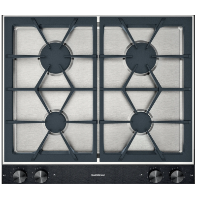 Gaggenau vg264220 gas hob 60 cm stainless steel - black