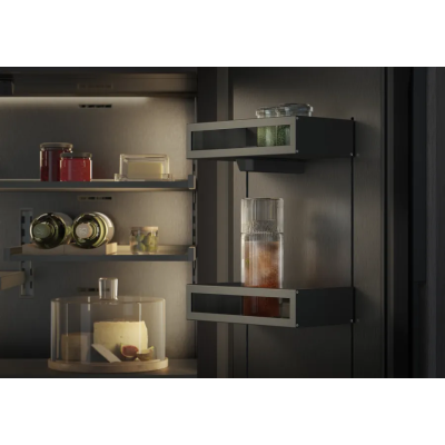 Gaggenau rvy497190 Lodówka do zabudowy z podwójnymi drzwiami 90 cm i zamrażarką