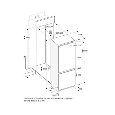 Gaggenau rb492305 Frigorífico-congelador incorporado 91 cm h 212,5