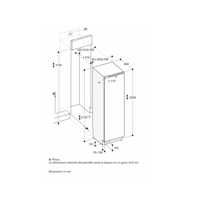 Gaggenau rf471306 built-in freezer 75.6 cm h 212.5