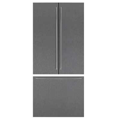 Portes Gaggenau RVA421922 avec poignée en acier brossé foncé