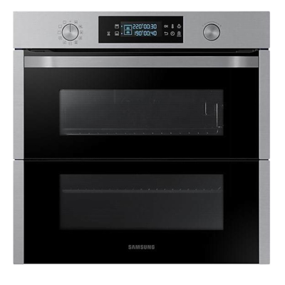 Samsung nv75n5641rs forno doppia porta dual cook flex da incasso 60 cm