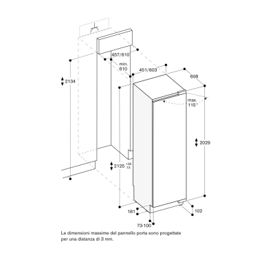 Gaggenau rw466305 built-in wine cellar 60 cm h 212.5