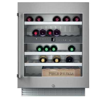 Gaggenau rw404264 built-in under-counter wine cellar 60 cm h 82 stainless steel