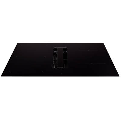 Falmec Zero induction hob with integrated hood 85 cm black glass ceramic