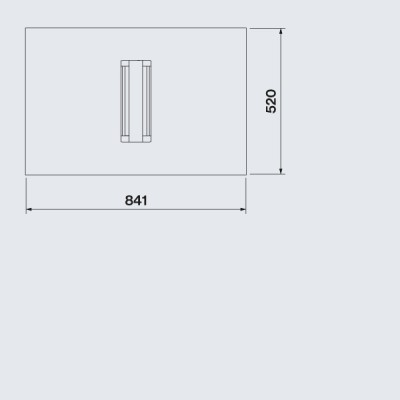 Falmec Zero Easy filtering induction hob with integrated hood 85 cm black glass ceramic