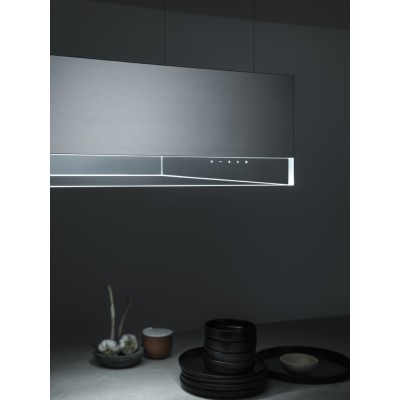 Falmec Vetra cappa a isola 120 cm acciaio inox