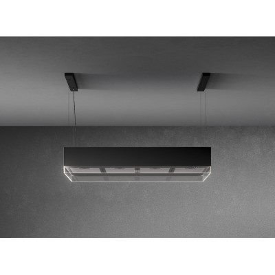 Falmec Vetra island hood 120 cm black steel