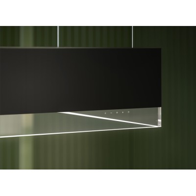 Okap wyspowy Falmec Vetra 120 cm w kolorze czarnej stali