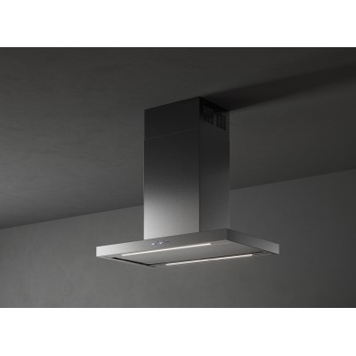 Falmec Plane plus nrs cappa a isola 90 cm inox