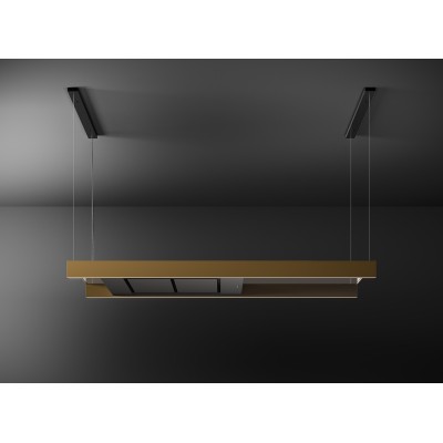 Falmec Hotte îlot lumineuse 180 cm bronze