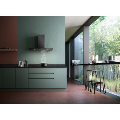 Falmec Mercurio Black hotte murale 60 cm noir