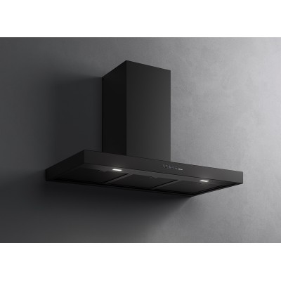 Okap ścienny Falmec Mercurio Black 90cm, czarny