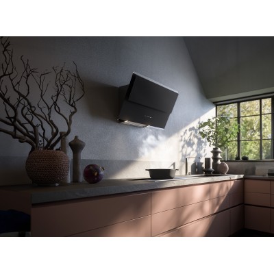 Falmec Verso Easy wall hood 55 cm black glass