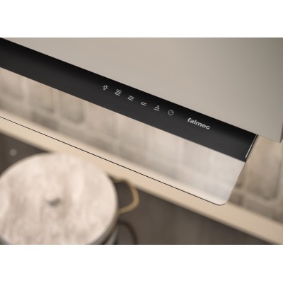 Falmec Virgola No Drop Touch built-in hood under cabinet 56 cm stainless steel