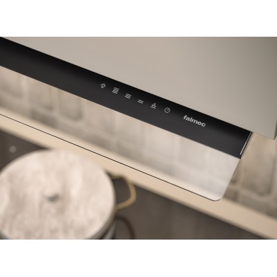 Falmec Virgola No Drop Touch campana bajo mueble empotrada 86 cm negro