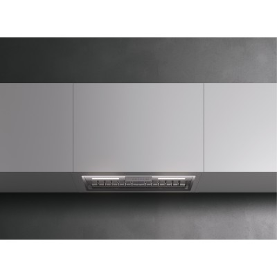 Falmec Gruppo Incasso Plus Pro cappa incasso sottopensile 80 cm inox