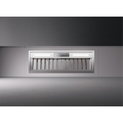 Falmec Gruppo Incasso Plus Pro cappa incasso sottopensile 80 cm inox