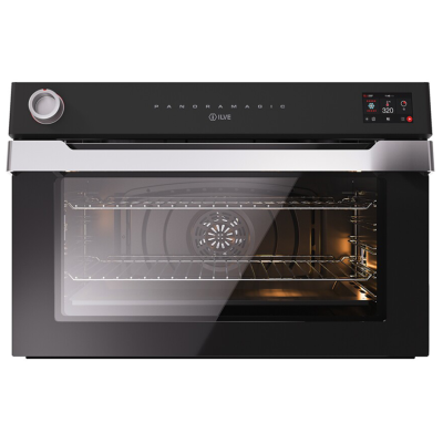 Ilve ov91pmt3-mk Panoramagic Einbau-Multifunktionsbackofen 90 cm mattschwarz