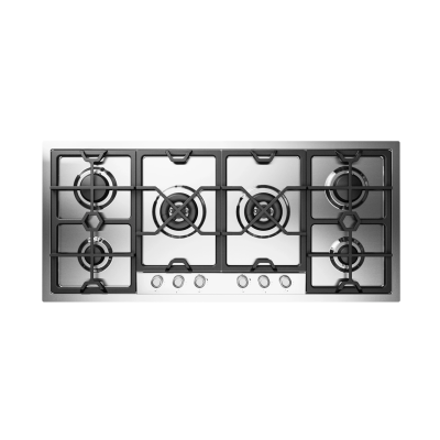 Plaque de cuisson à gaz en acier inoxydable Ilve hcpmt125dd 120 cm - Panoramagic