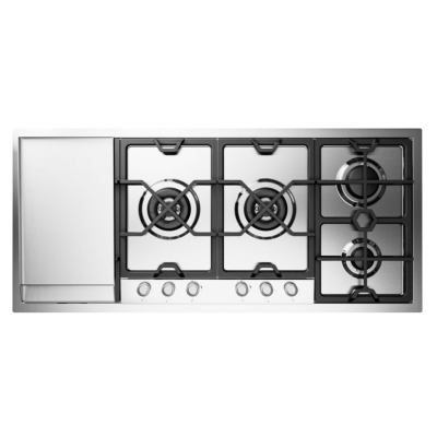 Ilve hcpmt125fdd 120 cm stainless steel gas hob - Panoramagic