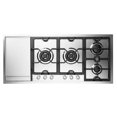 Plaque de cuisson à gaz Ilve hcpmt125fdd 120 cm en acier inoxydable - Panoramagic