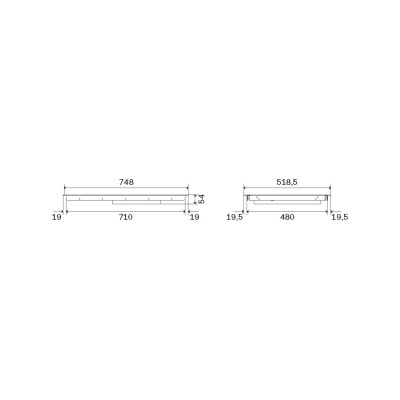 Ilve hcbi754tc 75cm czarna szklano-ceramiczna płyta indukcyjna - Professional Plus