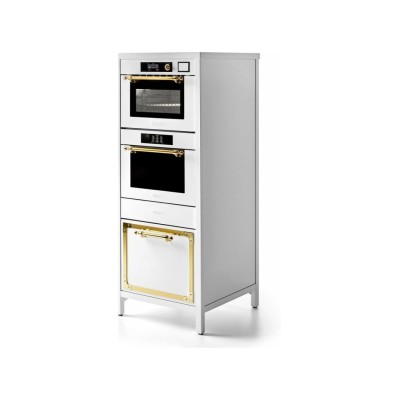 Horno de columna Ilve cstarsn + abatidor de temperatura + envasadora al vacío 70 cm h 174 antracita
